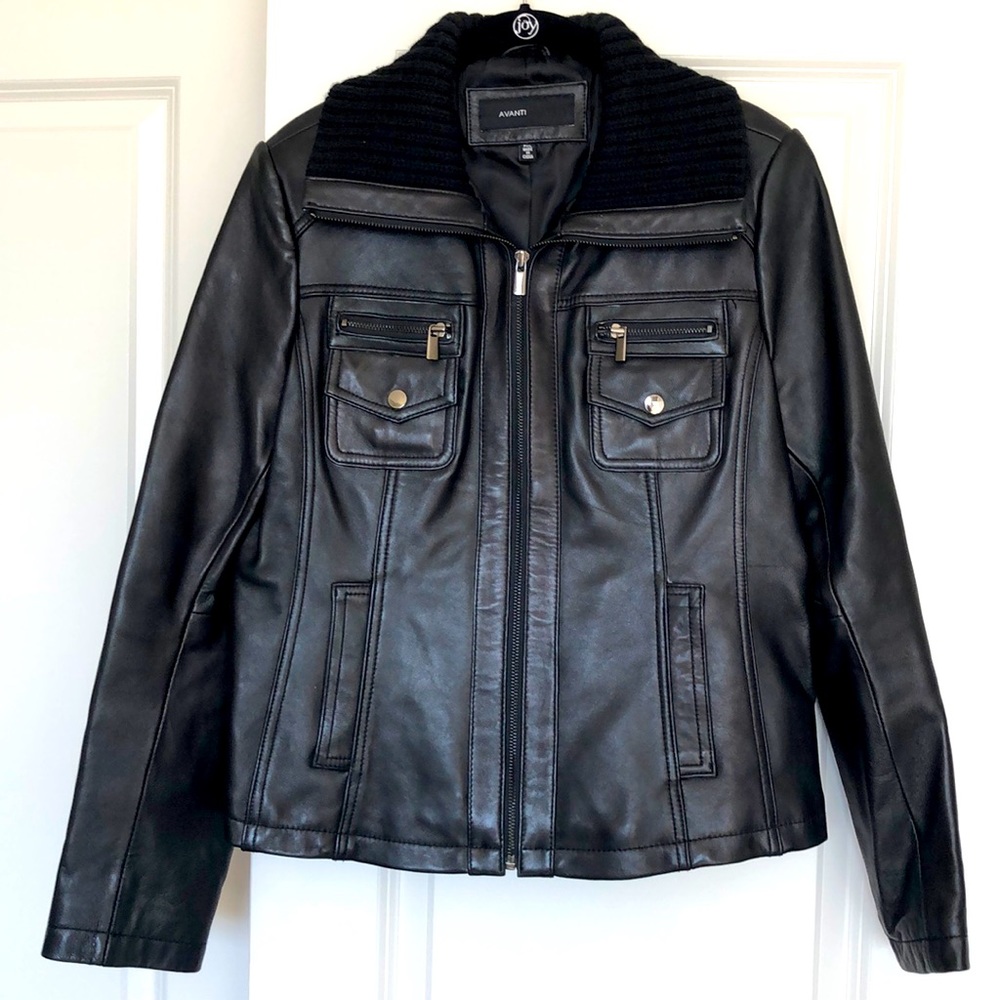 Genuine Leather Jacket *PETITE*
